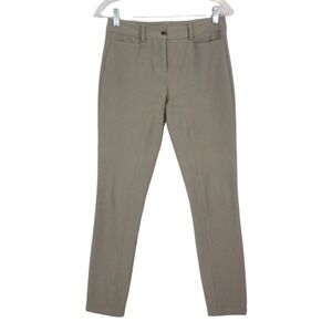WORTH New York Taupe Stretch Structured Skinny Leg Pants Women's Size O
